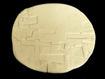 Espais ilimitats XVI, porcelana, 38 x 35 x 2 cm., 2011_w600_h450